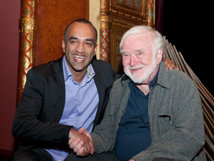 Paul with Professor Mihály Csíkszentmihályi Paul with Professor Mihály Csíkszentmihályi